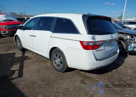 2011 Honda Odyssey Ex-L z USA, uszkodzony, nr VIN 5FNRL5H69BB037458